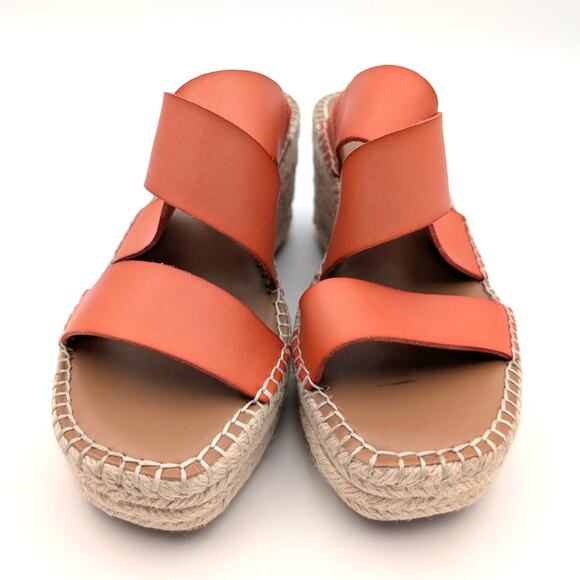 Nordstrom Rack Cressida Platform Wedge Espadrille Sandal Red Size US6M EU37 - Picture 2 of 12